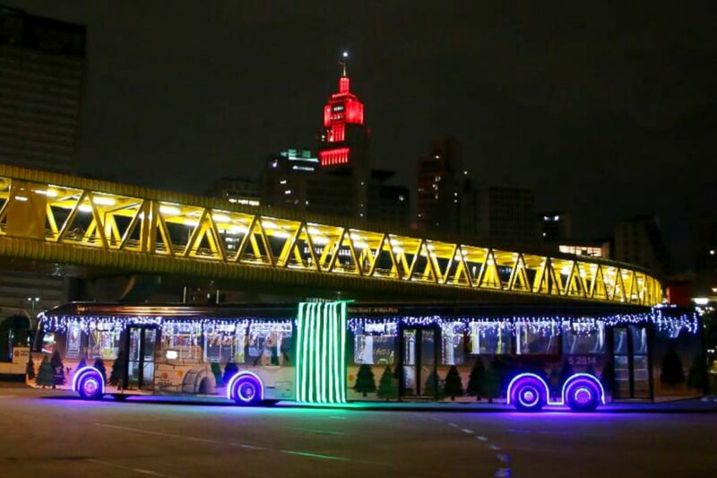 Ônibus Iluminados no Natal de São Paulo