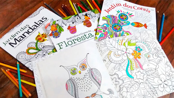 Livros de colorir: além de entreter as crianças nas férias, ainda estimulam a coordenação motora e a criatividade! Há muitas opções nas livrarias, com os mais variados temas!