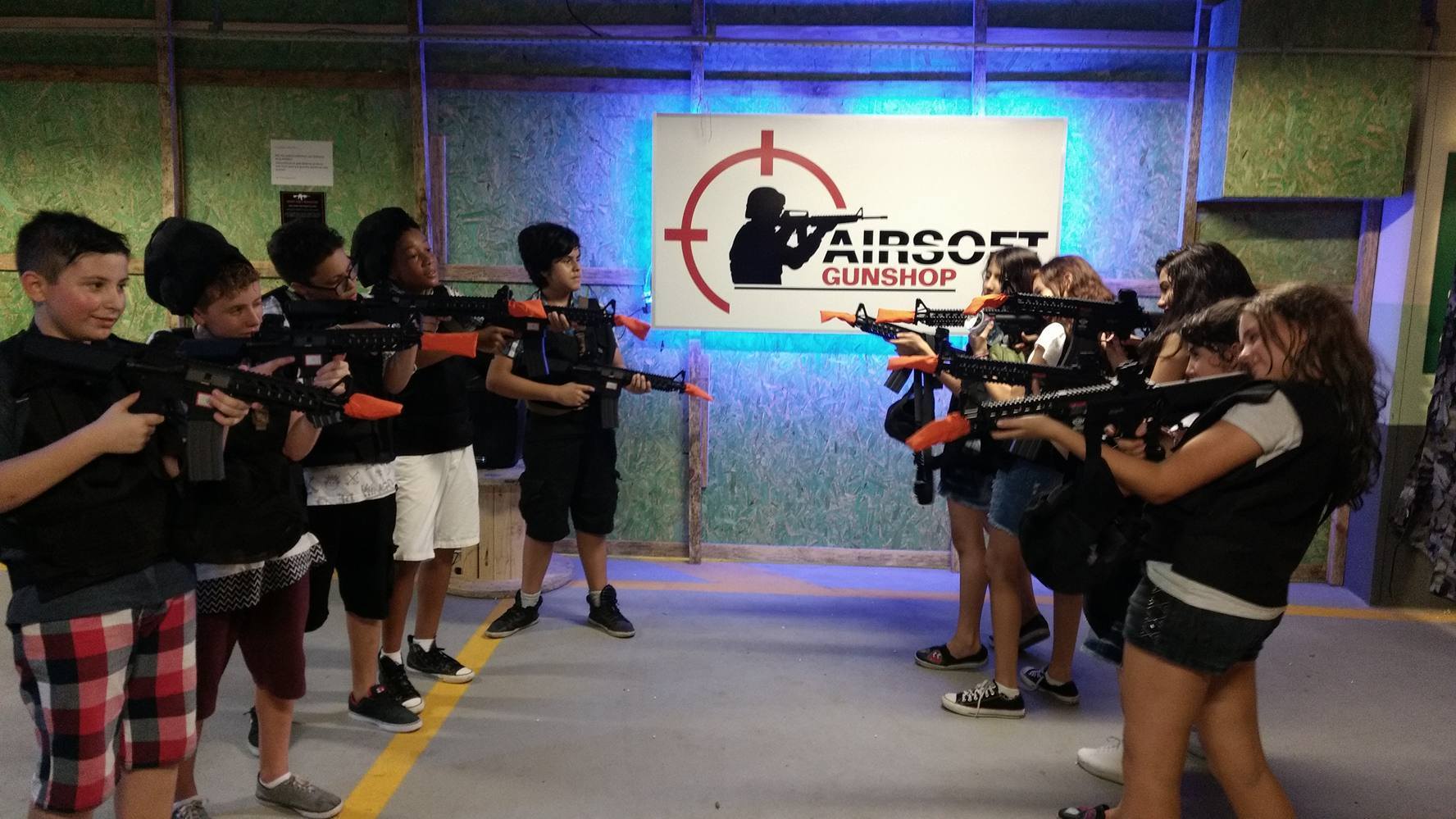 Já foi em uma Arena NERF? No Airsoft Gun Shop do Shopping Morumbi Town