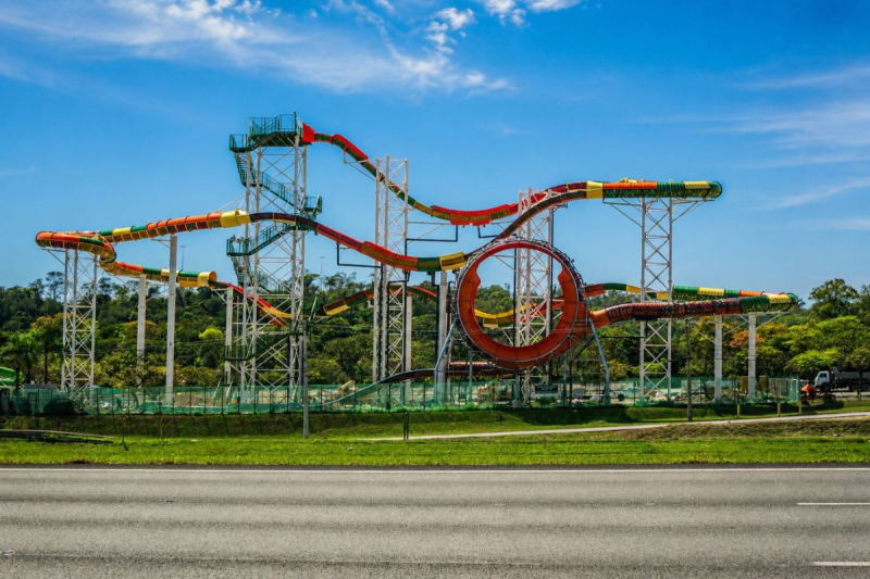 nova Montanha-Russa Aquática do Wet'n Wild