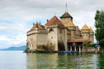 Chateau De Chillon - Ariel