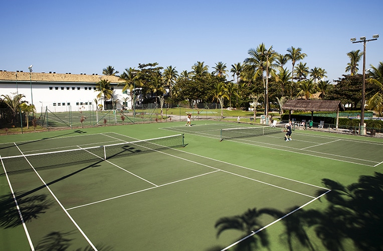 Campo de Tênis do Casa Grande Hotel Resort & Spa no Guarujá
