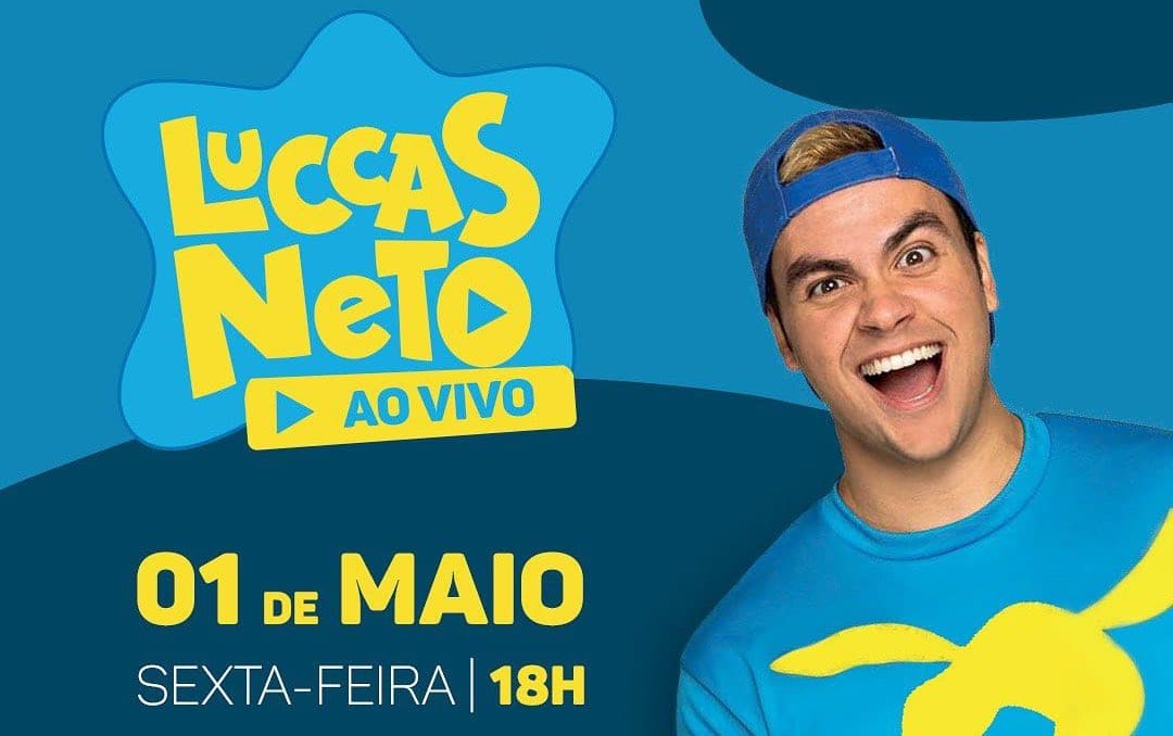 São Paulo para crianças - Alô foquinhas!! Vai ter live do Luccas Neto