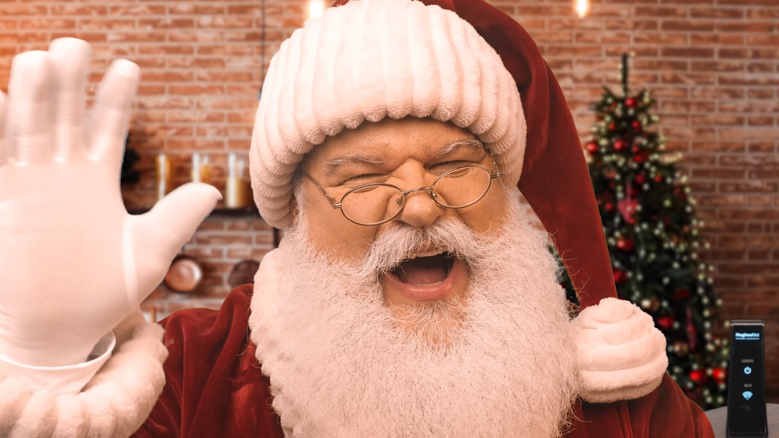 Videochamada com o Papai Noel