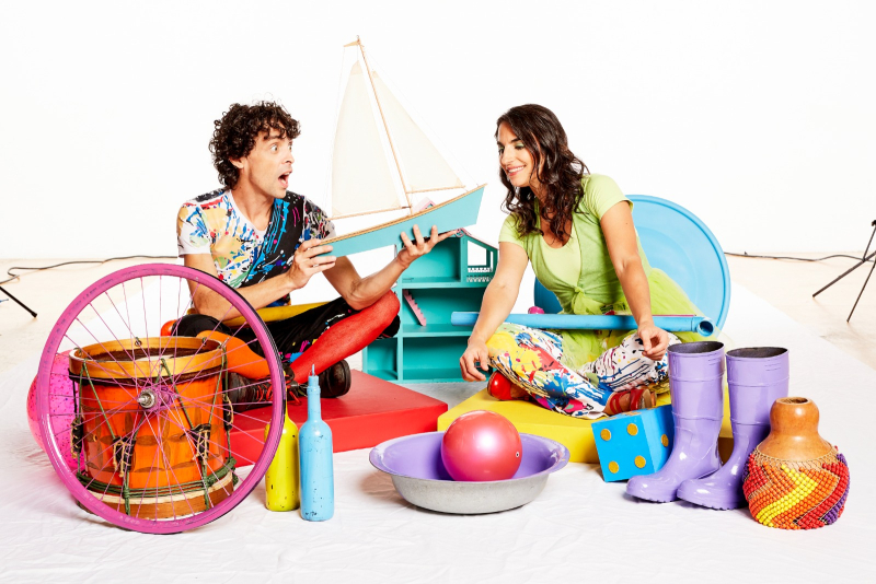 DivulgaçãoDuo Badulaque apresenta o show Invento no Festival Dia das Crianças do Museu da Língua Portuguesa