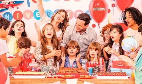 Festa de aniversário no Habib's