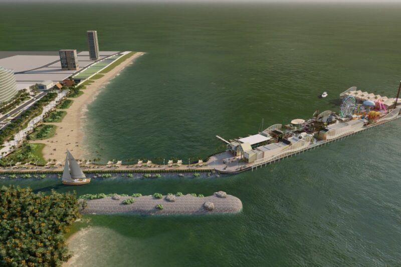 Porto Park: Inédito na América Latina, parque será construído sobre o mar em Santa Catarina