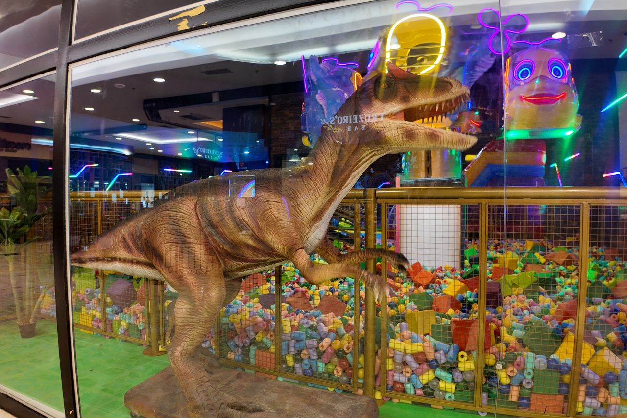T-Rex Jump no Shopping D