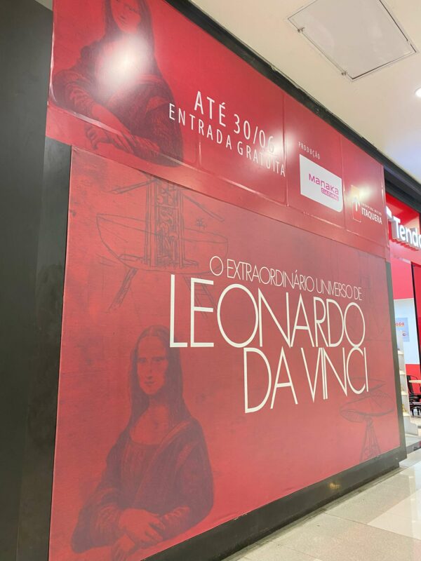 Gratuito! "O Extraordinário Universo de Leonardo da Vinci" em exposição na zona leste de São Paulo