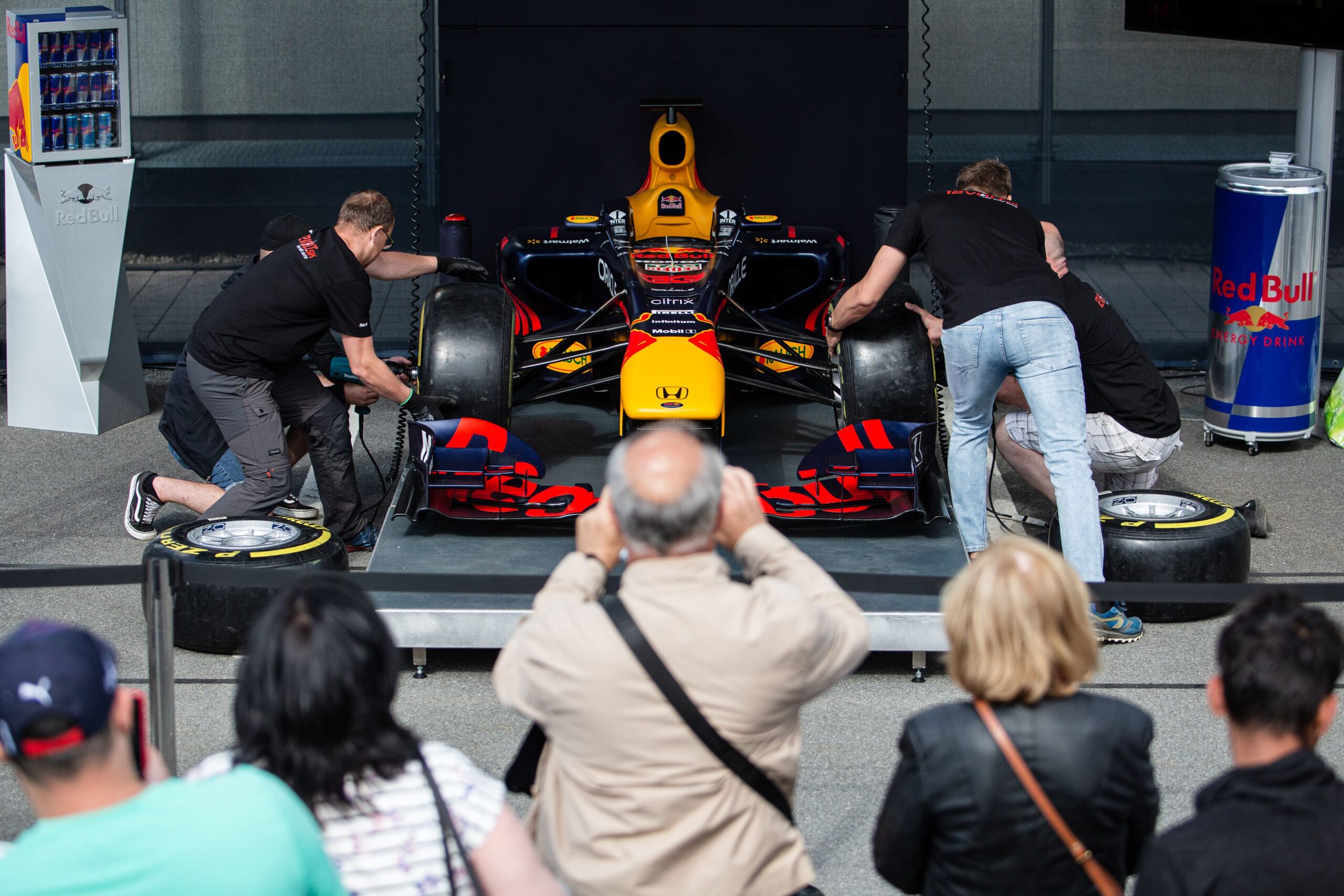 Evento de 20 anos da Red Bull Racing