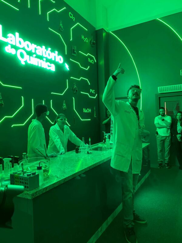 Inauguração do novo Laboratório de Química do Museu Catavento