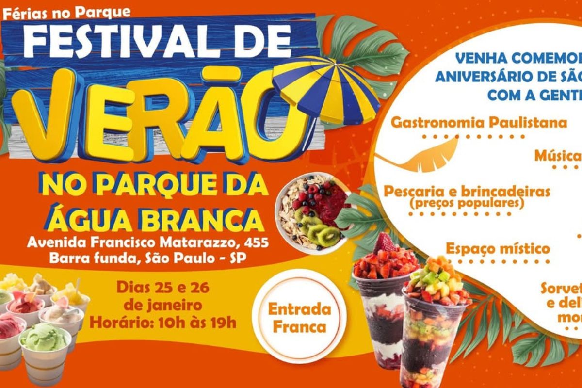 Festival de Verão no Parque da Água Branca