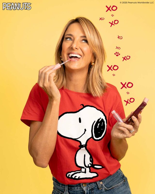 Ticiane Pinheiro lança linha exclusiva de cuidados em parceria com Snoopy