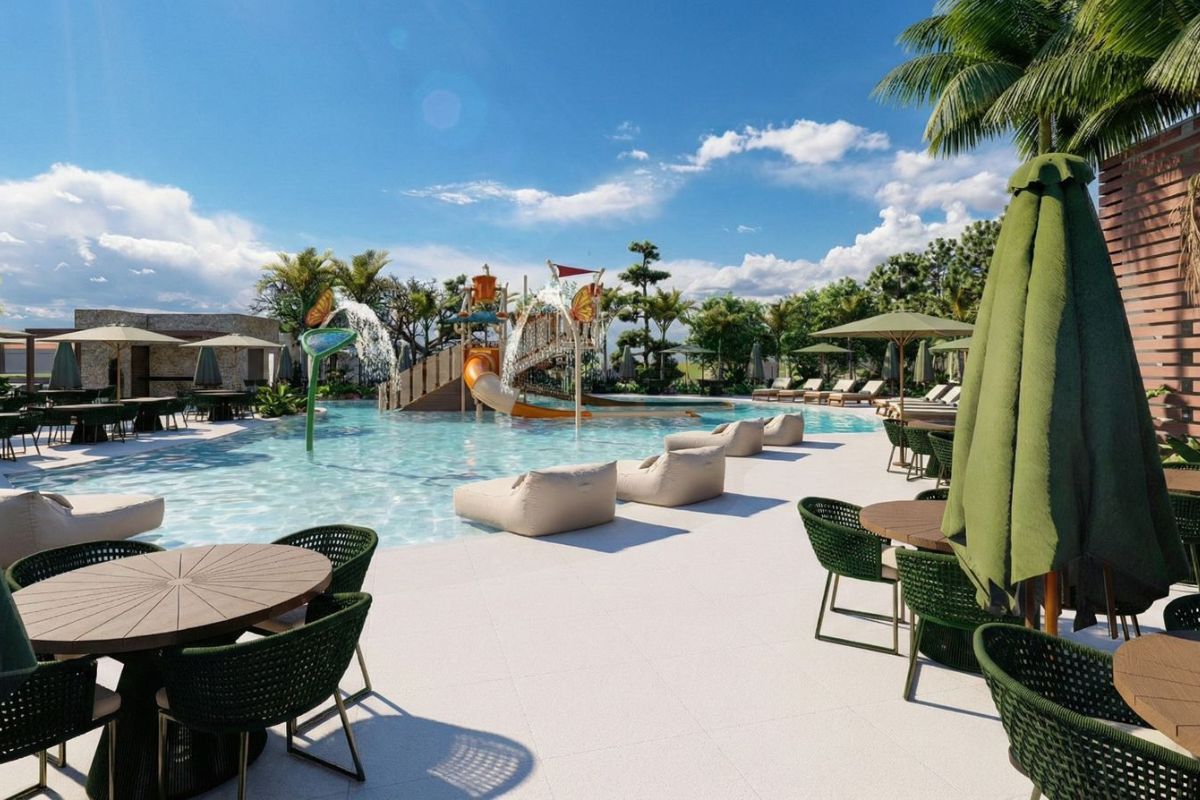 Nova piscina com playground será inaugurada em outubro