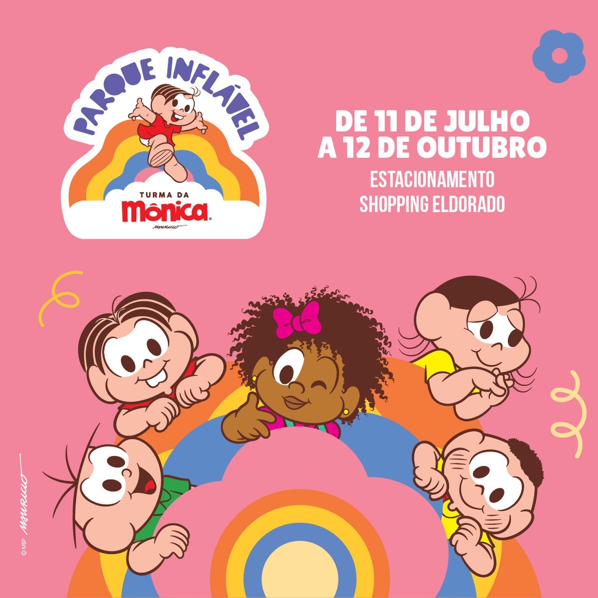 Parque Inflável Turma da Mônica