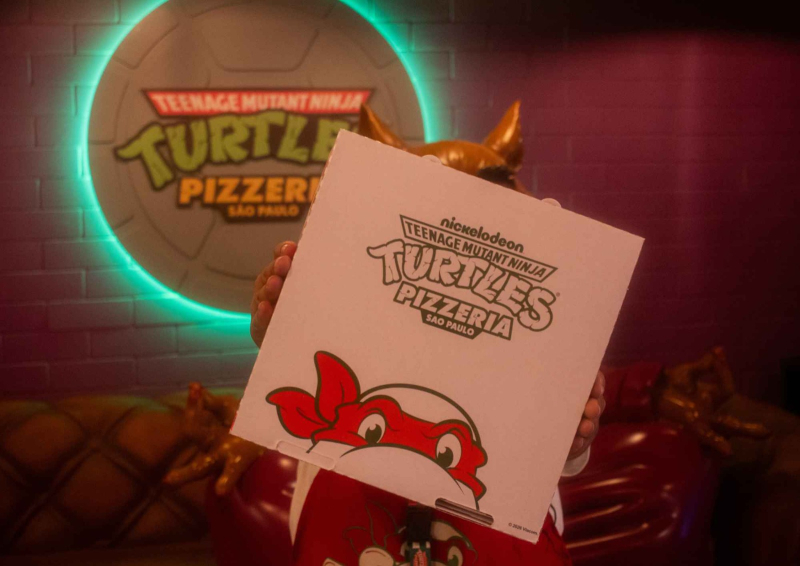 Tartarugas Ninja ganham pizzaria temática na Avenida Paulista