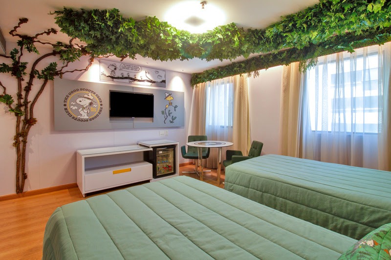 Quarto Snoopy Escoteiro, foto divulgação: Wyndham São Paulo Ibirapuera